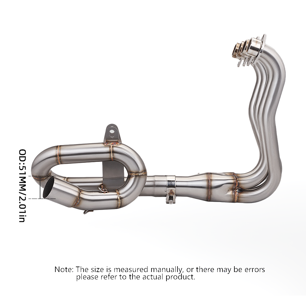 Full Exhaust System For KOVE 450RR 23-24 Muffler Tips Modified Header Link Pipe - Image 3