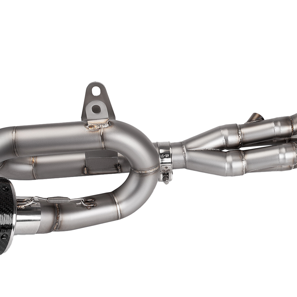Full Exhaust System For KOVE 450RR 23-24 Muffler Tips Modified Header Link Pipe - Image 6