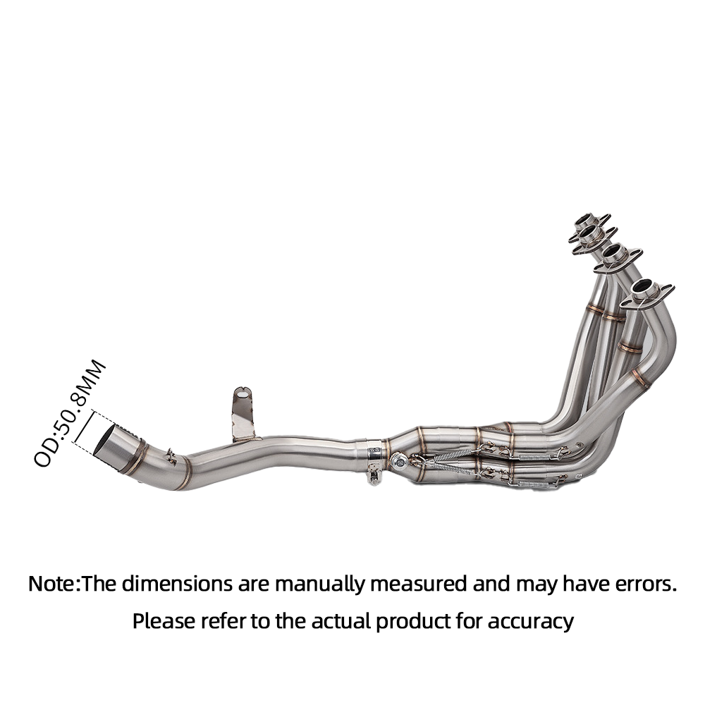 For Kawasaki Z900 2017-2024 51mm Exhaust System Header Full Link Pipe Steel Tips - Image 4