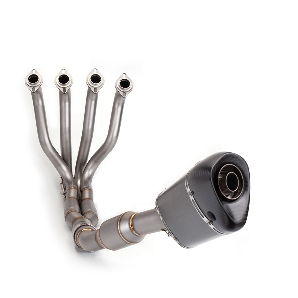 Exhaust System 51mm Header Mid Pipe For Kawasaki Ninja ZX6R ZX636 2009-2024 - Image 2