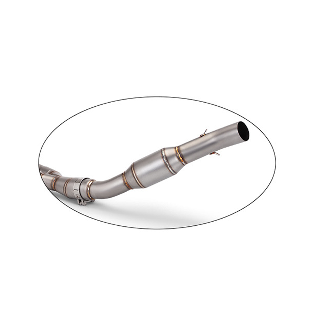Exhaust System 51mm Header Mid Pipe For Kawasaki Ninja ZX6R ZX636 2009-2024 - Image 3