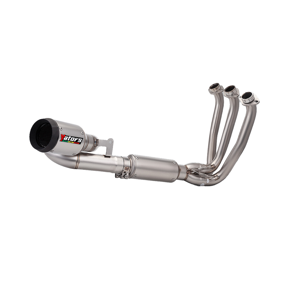 For CF-Moto 675R 675SR-R Whole System Silvery Muffler Tip Exhaust Header Pipe