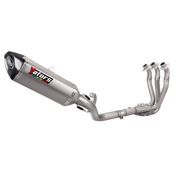 Exhaust Header Mid Pipe 51mm Muffler For Triumph Street Triple 765R 2017-2024