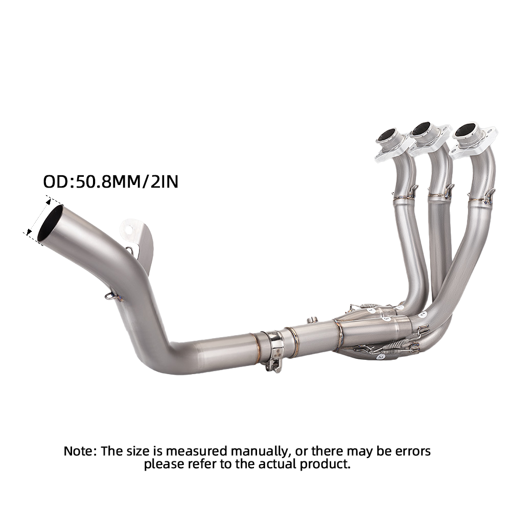 Exhaust Header Mid Pipe 51mm Muffler For Triumph Street Triple 765R 2017-2024 - Image 6