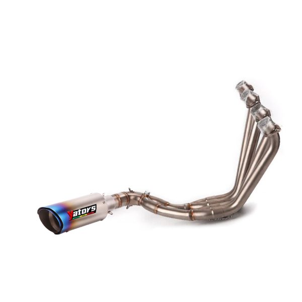 For Honda CB650R/F 2014-2025 CBR650R/F Front Link Pipe Exhaust Tips Muffler 51mm