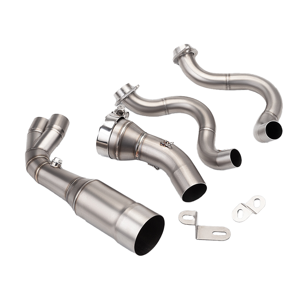 Full System Exhaust Tips Front Header Pipe For Kawasaki Z650 Ninja 650 2023-2025 - Image 8