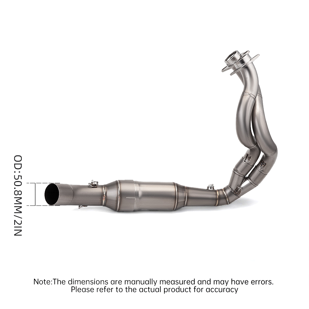 Full System Exhaust Tips Front Header Pipe For Kawasaki Z650 Ninja 650 2023-2025 - Image 3