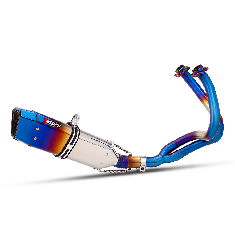 Exhaust System Muffler Header Pipe For Kawasaki Ninja 650 Z650 ER-6N 2017-2023