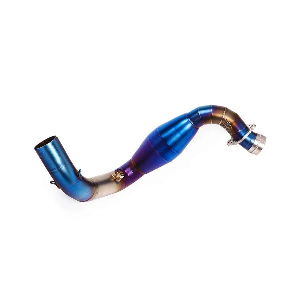 Slip-on Exhaust Mid Link Pipe Muffler Tips System For BMW G310GS G310R 2016-2023 - Image 3