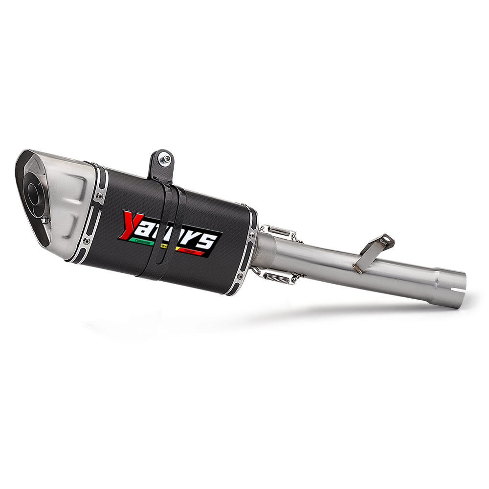 For Suzuki GSX650F GSF650 GSF1250 07-16 Exhaust Mid Pipe Slip-On Muffler Tips