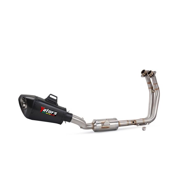 Full Exhaust Muffler Header Mid Link Pipe Muffler 51mm For GSX8S GSX-8 R 2024