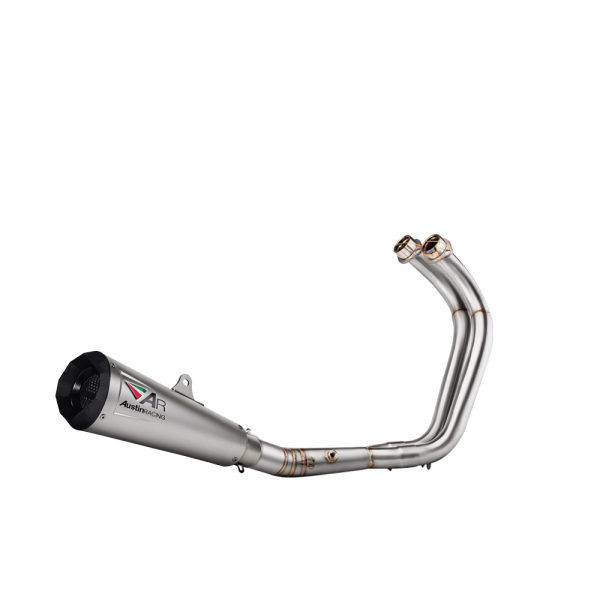 Full System Exhaust Header Pipe Muffler Tips  For Yamaha MT-07 YZF R7 2014-2025