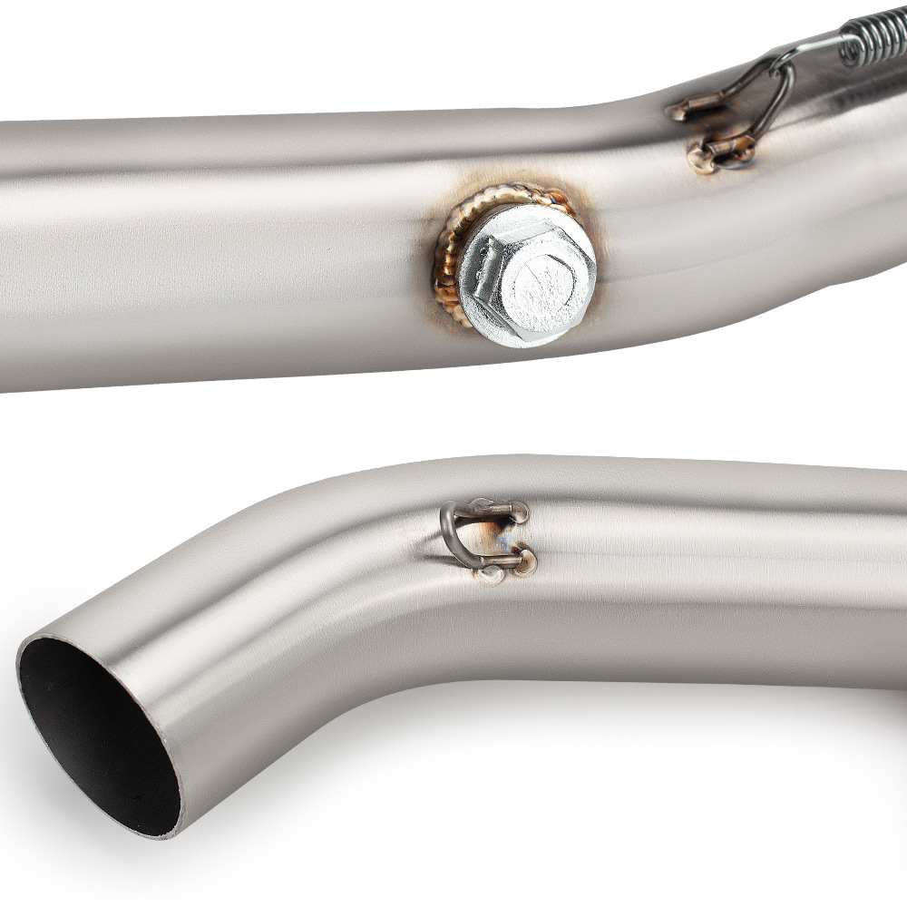 For Yamaha XSR90 MT09 14-20 Slip on Exhaust Front Pipe Muffler Tips Whole System - Image 7