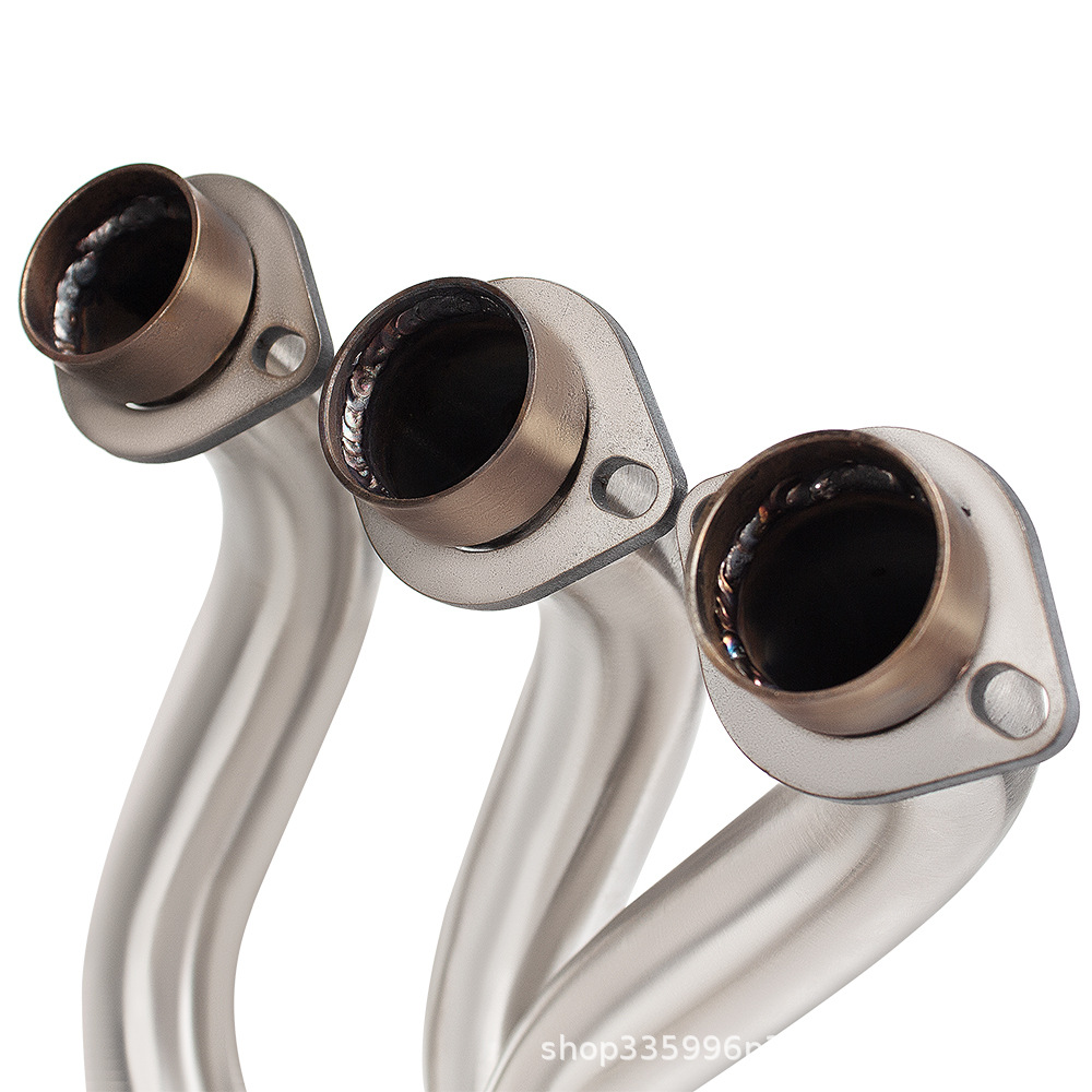 For Yamaha XSR90 MT09 14-20 Slip on Exhaust Front Pipe Muffler Tips Whole System - Image 6