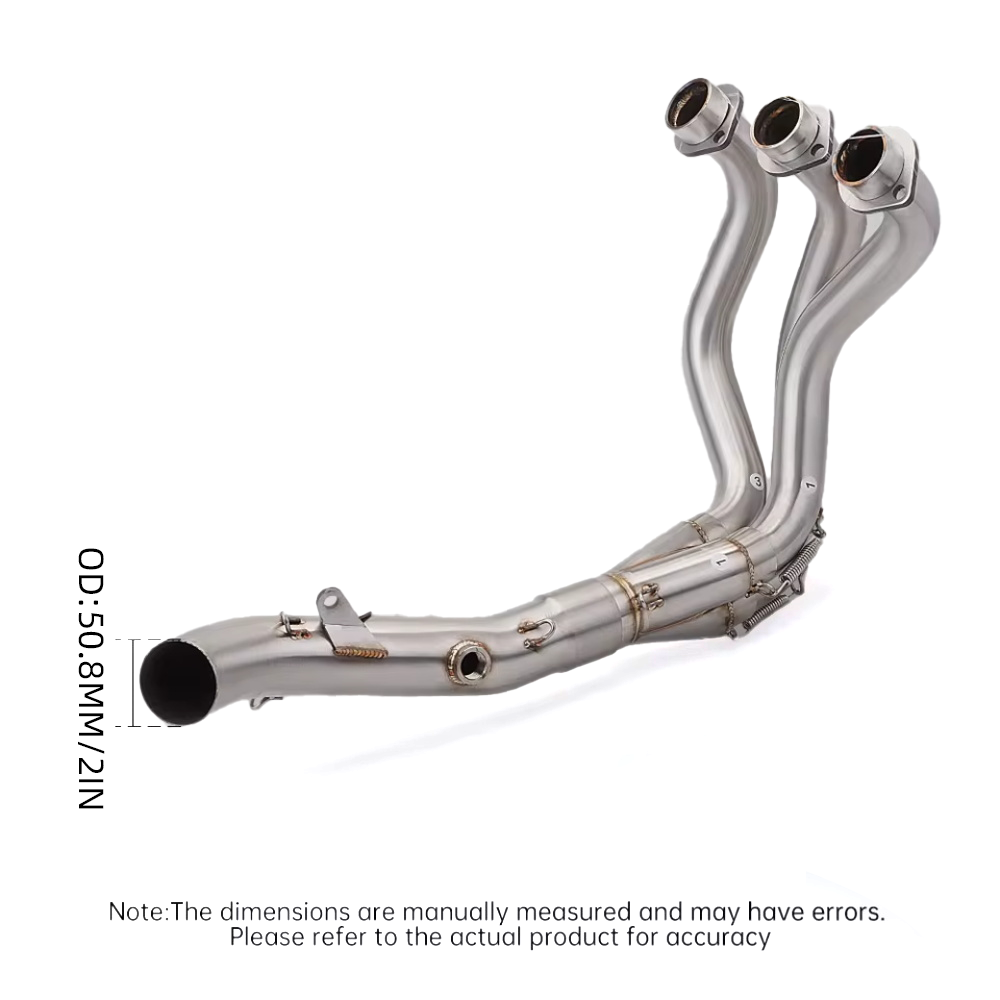 For Yamaha XSR90 MT09 14-20 Slip on Exhaust Front Pipe Muffler Tips Whole System - Image 4