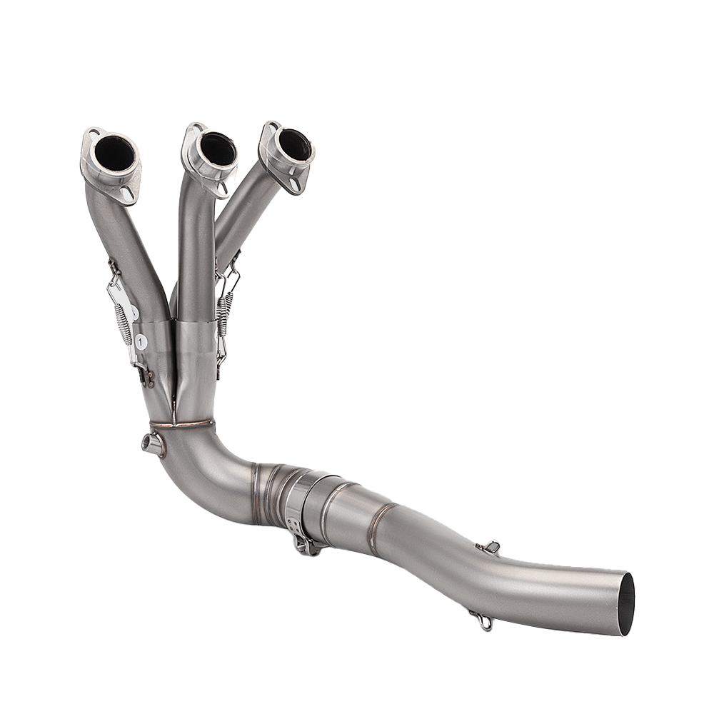 For Yamaha FZ09 MT09 21-25 Exhaust Front Pipe Slip on Muffler Tips Whole System - Image 4