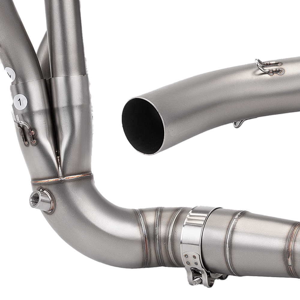 For Yamaha FZ09 MT09 21-25 Exhaust Front Pipe Slip on Muffler Tips Whole System - Image 6