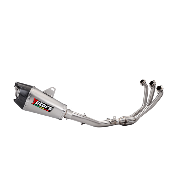 Slip on For Yamaha FZ09 MT09 21-24 Exhaust Front Pipe Muffler Tips Whole System