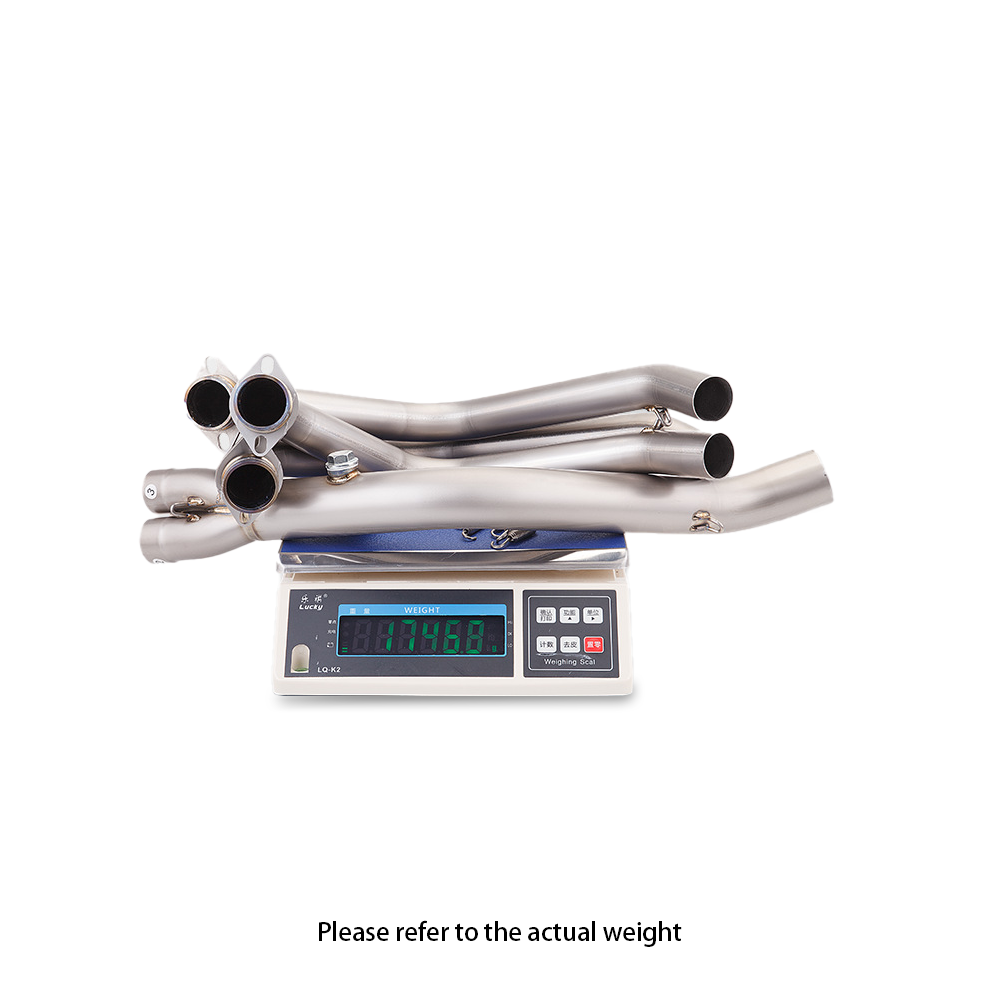 For Yamaha FZ09 MT09 21-24 Whole System Slip on Exhaust Front Pipe Muffler Tips - Image 2