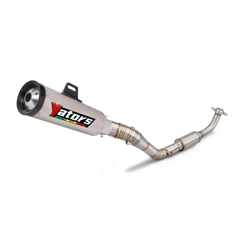 For Yamaha NMAX125 2015-19 NMAX155 Front Link Pipe Exhaust Mufflers Full System