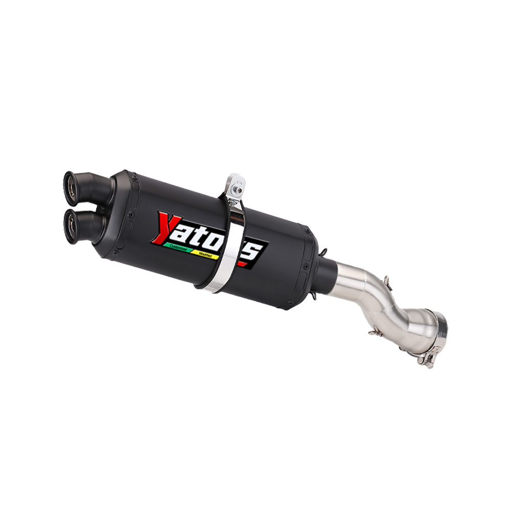 Slip On For BMW R1200GS 2013-2019 Exhaust System Mid Link Pipe 51mm Muffler Tips