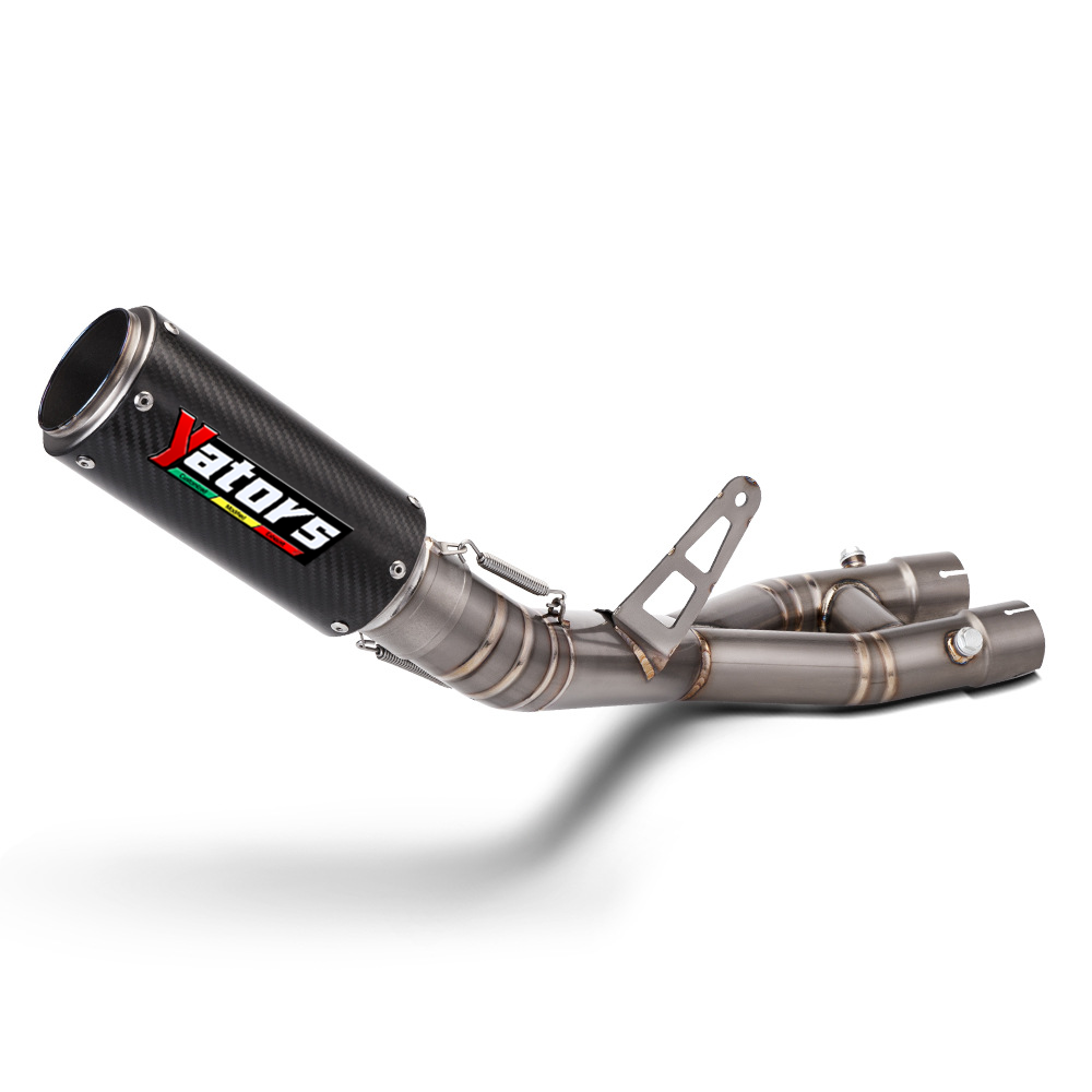 YZF R1 2015-2022 for Yamaha MT-10 Titanium System Exhaust Link Pipe Muffler Tips