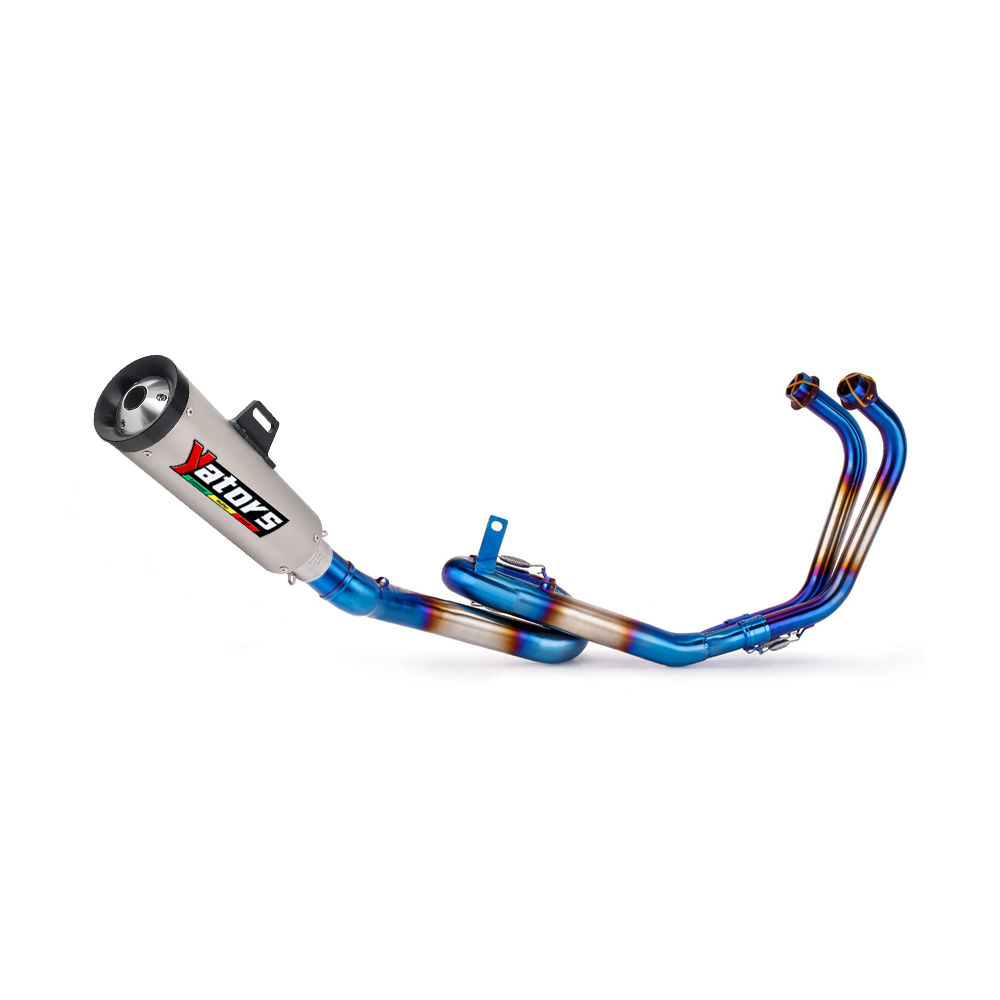 For Yamaha YZF R3 2015-24 MT-03 Whole System Slip On Muffler Exhaust Front Pipe
