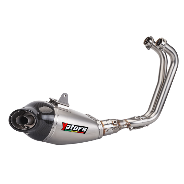 For Yamaha YZF R3 2020-2023 MT-03 Full System Exhaust Muffler Tips Slip On