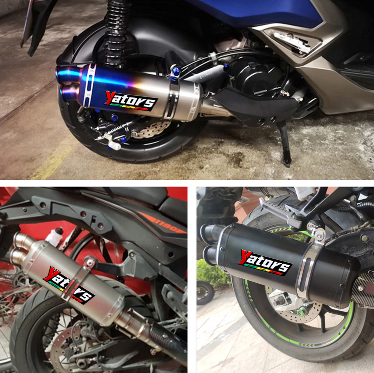 Slip On For BMW R1200GS 2013-2019 Exhaust System Mid Link Pipe 51mm Muffler Tips - Image 3