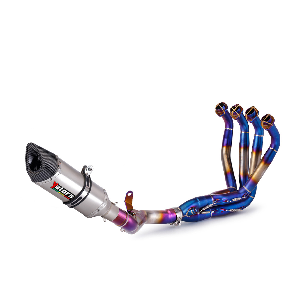 For Kawasaki Z900 2017-2023 Full Exhaust System Header Pipe Slip-on Muffler Tips