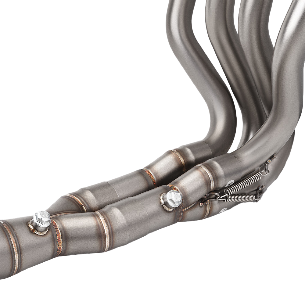 For Kawasaki Ninja ZX6R ZX636 2009-2024 Full System Exhaust Tips Front Link Pipe - Image 4
