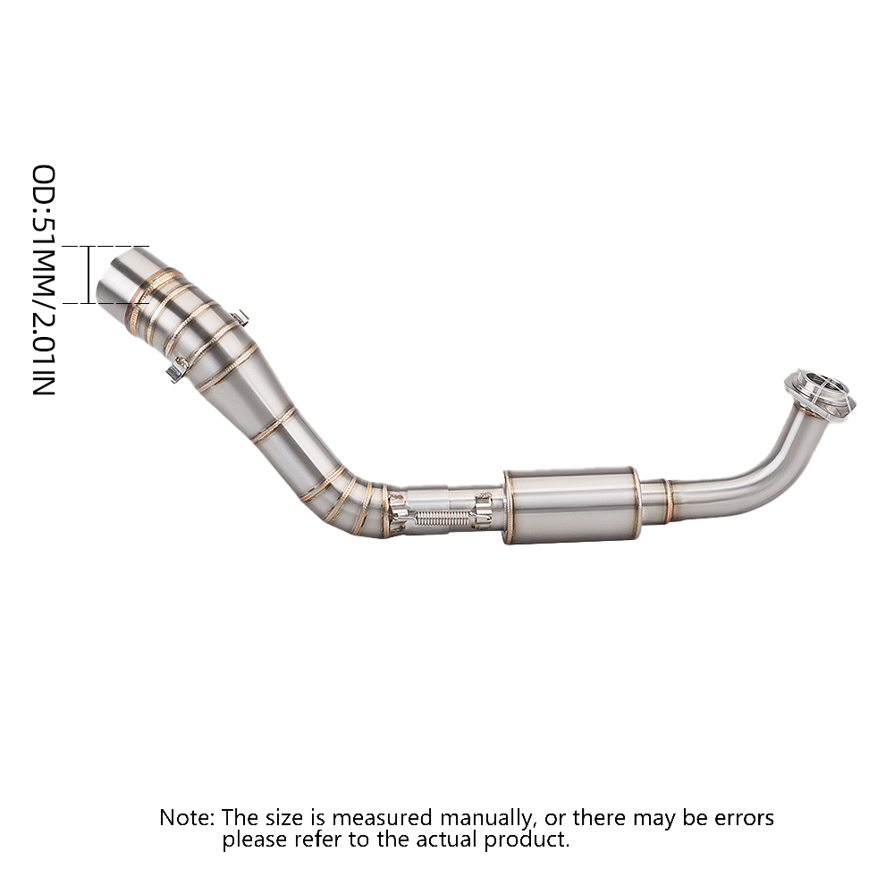 For Yamaha NMAX125 NMAX155 Front Link Pipe Exhaust Mufflers Full System Slip-on - Image 5