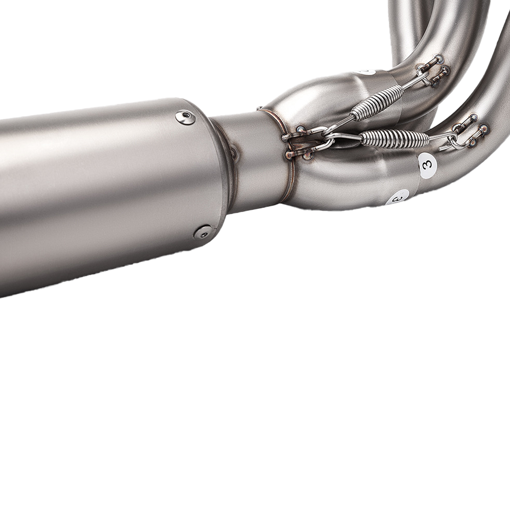 Full System Slip On Exhaust Header Pipe Black Muffler For CF-Moto 675SR-R 675R - Image 7