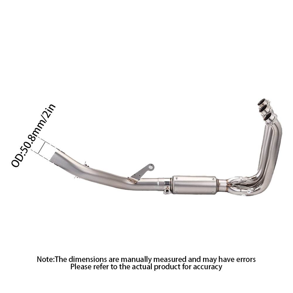 Full System Slip On Exhaust Header Pipe Black Muffler For CF-Moto 675SR-R 675R - Image 5