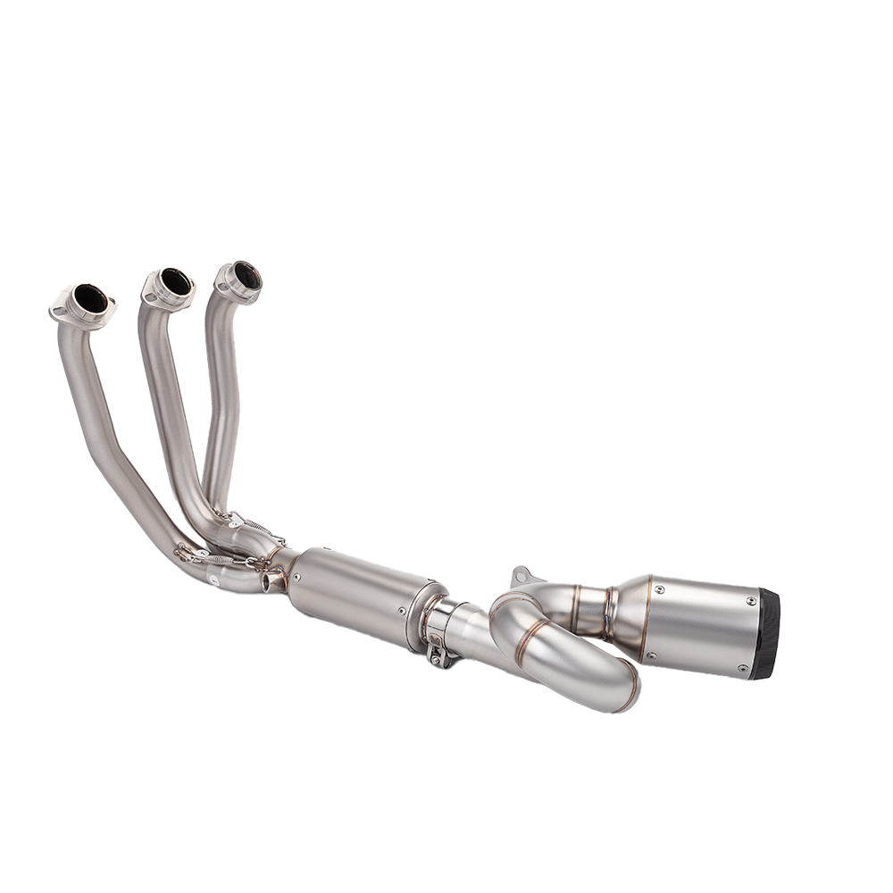 For CF-Moto 675R 675SR-R Whole System Silvery Muffler Tip Exhaust Header Pipe - Image 6