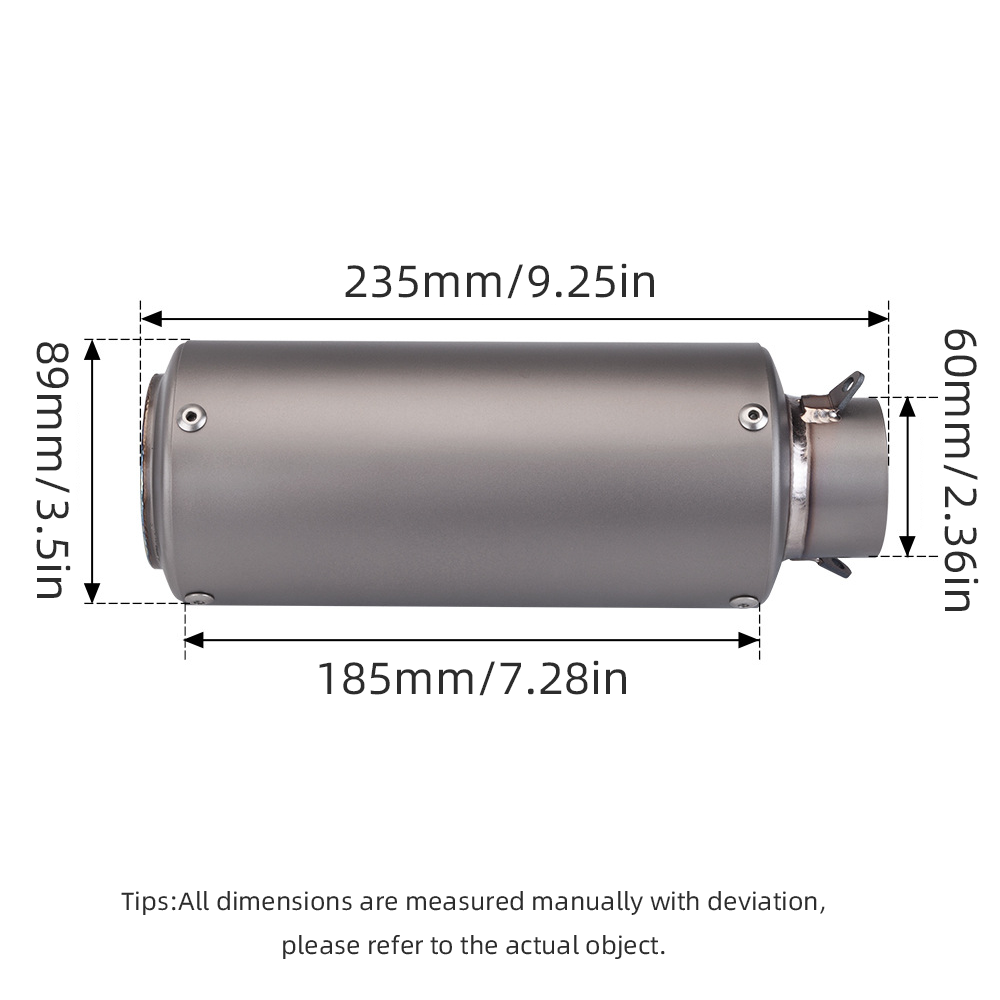For Yamaha MT-10 YZF R1 2015-2023 Titanium System Exhaust Link Pipe Muffler Tips - Image 2
