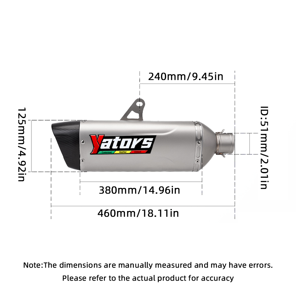 Slip For Yamaha TMAX 530 2016-2025 Full Exhaust System Header Front Pipe Muffler - Image 2