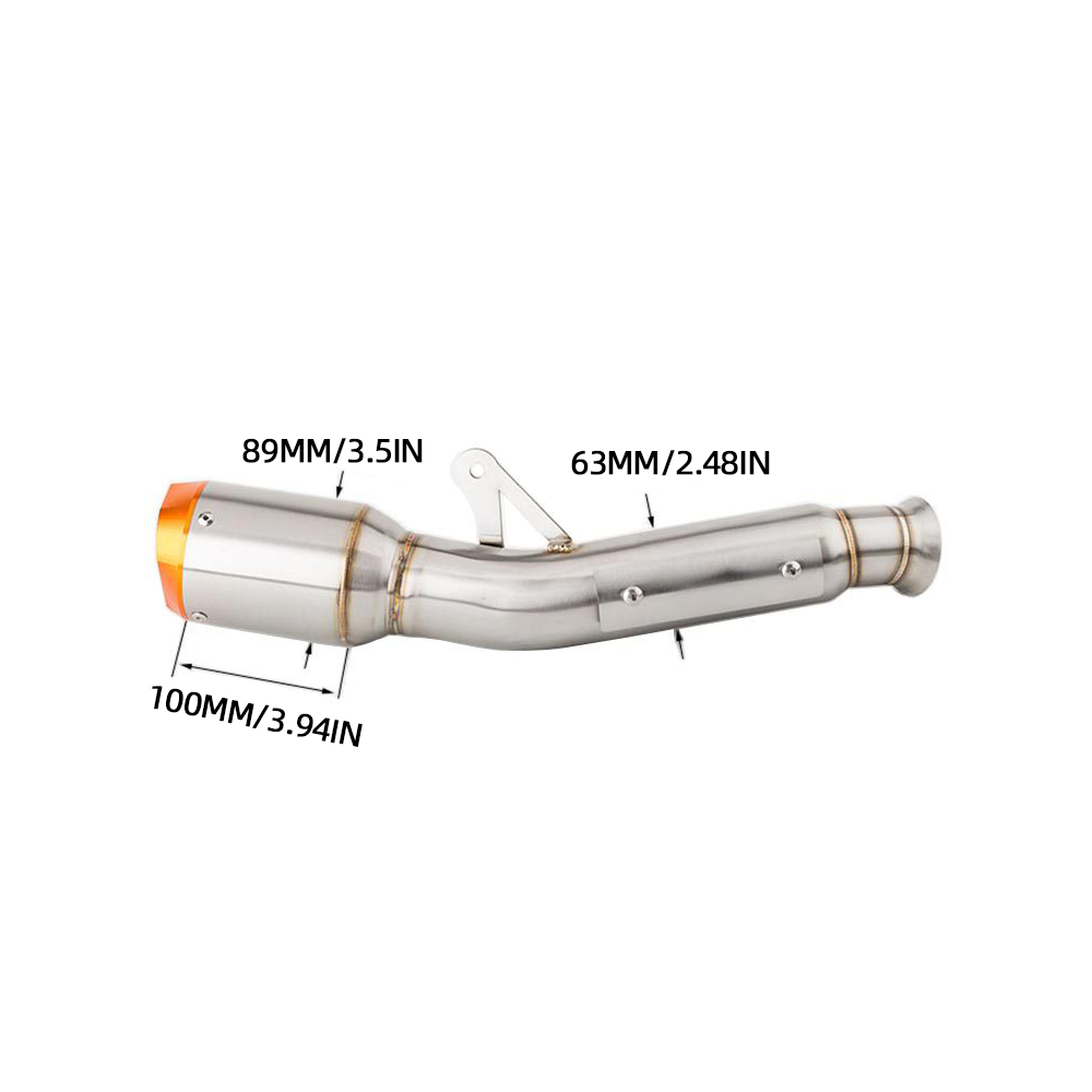 Slip On Exhaust System Tip Muffler Pipe Modified For Duke 790 890 890R 2020-2025 - Image 2