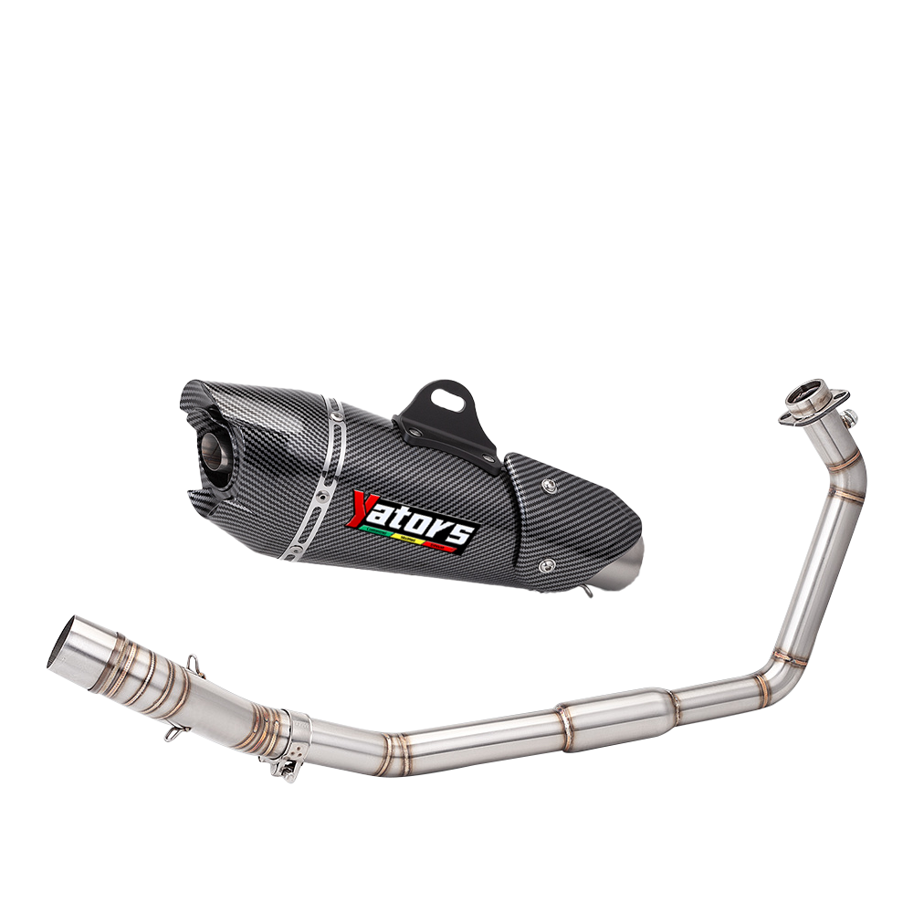 Slip-on for Honda CBR300R CB300F 2012-2015 Exhaust Front Link Pipe Muffler Tips - Image 2