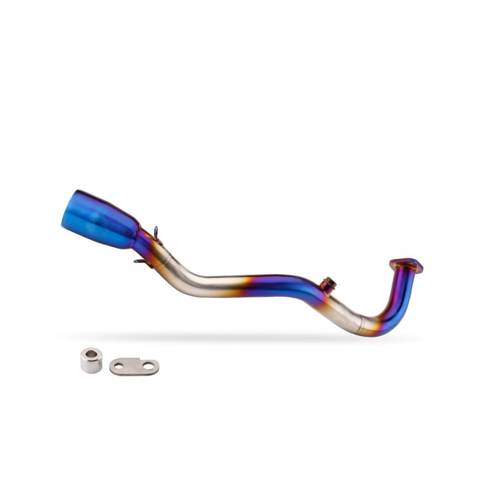 For Yamaha NMAX 155 2020-2021 NMAX 125 Blue Front Header Exhaust Link Pipe - Image 5