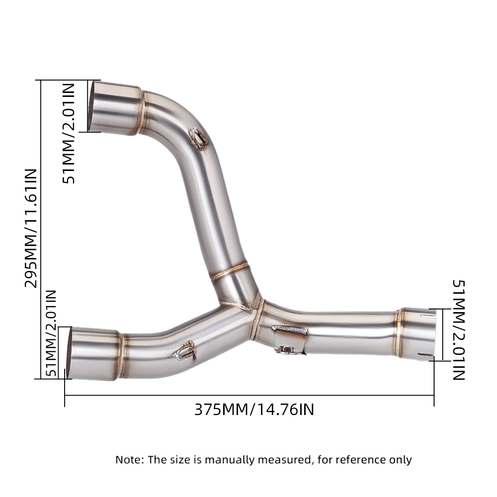 For Honda CRF450R CRF450 RX 2015-2020 Exhaust Pipe Muffler Mid Connect Link Pipe - Image 3