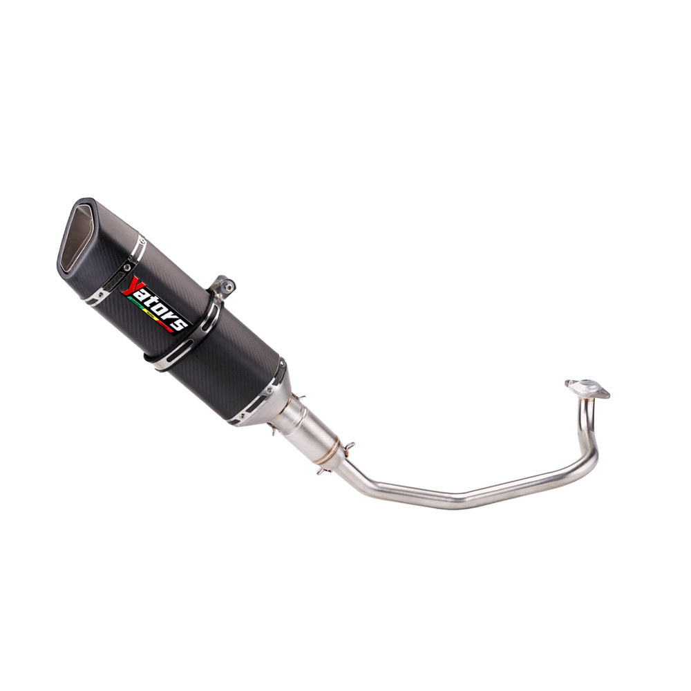 Slip On Motorcycle Exhaust Muffler Escape Middle Mid Link Pipe For Honda ADV-150