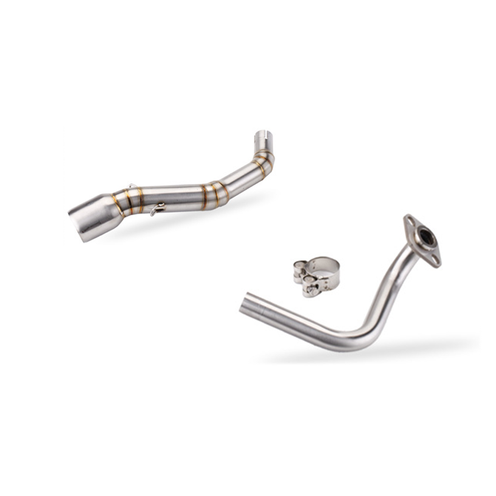 Slip On Motorcycle Exhaust Muffler Escape Middle Mid Link Pipe For Honda ADV-150 - Image 2