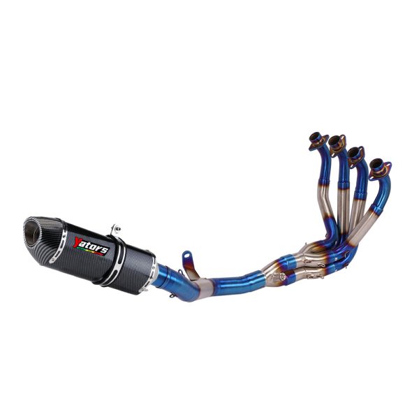 For Kawasaki Z900 2010-2022 Full Exhaust System Header Link Pipe Muffler Slip