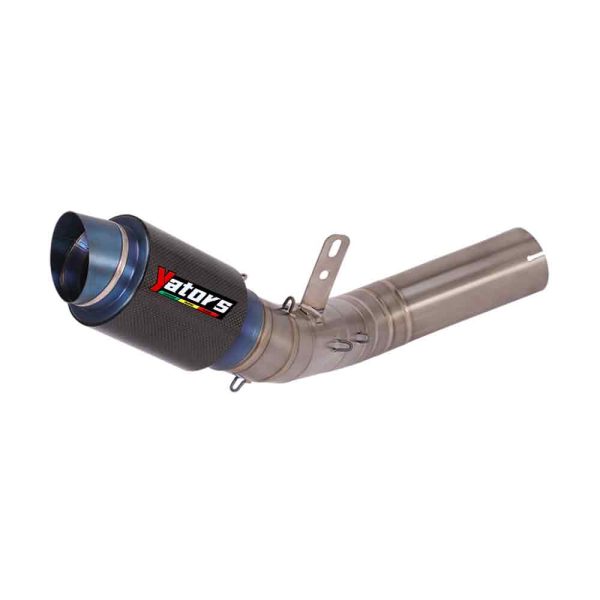 For Kawasaki Z900 17-2020 Motorcycle Exhaust Mid Connect Link Pipe Steel Tube