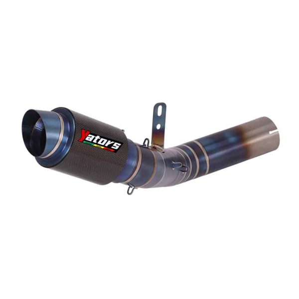 For Kawasaki Z900 17-2020 Motorcycle Exhaust Mid Connect Link Pipe Steel Tube