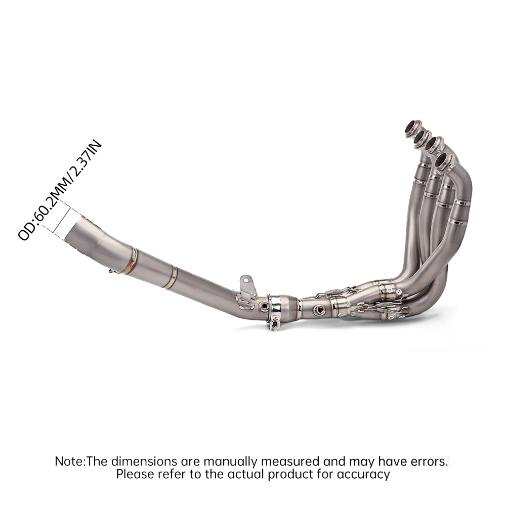 For Kawasaki Ninja ZX6R 2024 ZX636 Motorcycle Exhaust Full Link Titanium Pipe - Image 2
