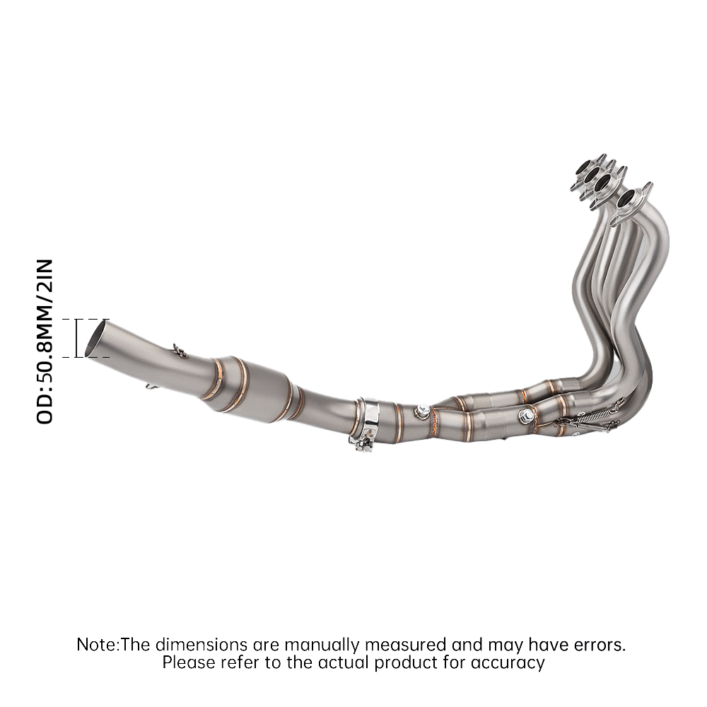 For Kawasaki Ninja ZX6R ZX636 2009-2024 Exhaust System 51mm Header Mid Pipe - Image 4