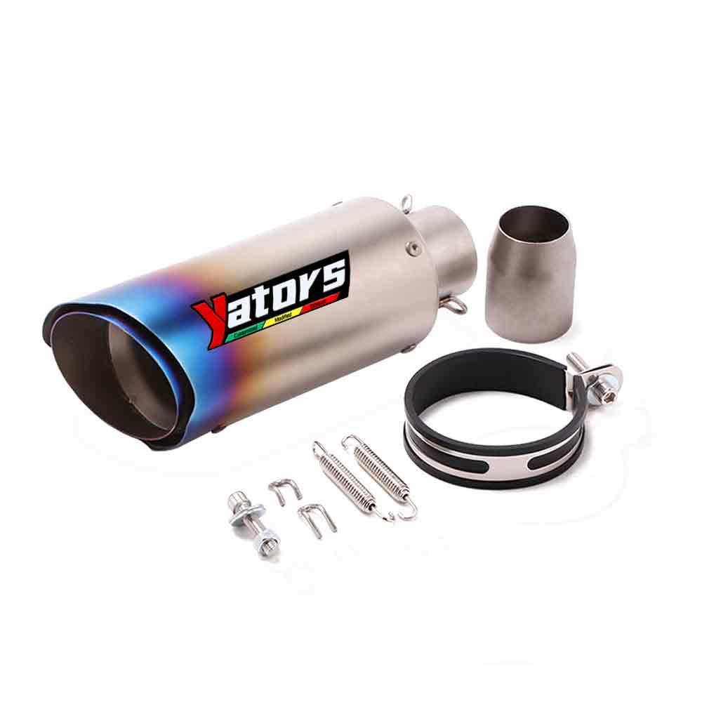 Whole System Blue Muffler Exhaust Header Pipe For Suzuki GSX8 GSX-8 S/R 2023-24 - Image 2