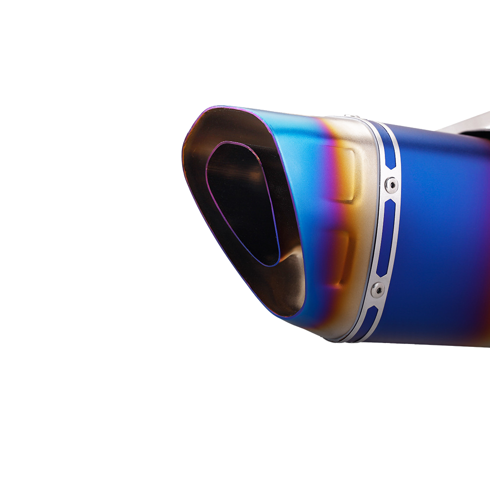 Full System Blue Exhaust Front Pipe Mufflers For Yamaha YZF R7 MT-07 2021-2023 - Image 9